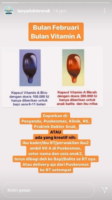 Vitamin A gratis