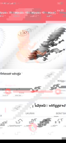 Belum merasakan kontraksi