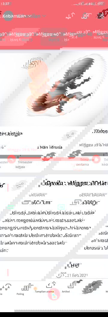 Mendekati HPL belum ada tanda2