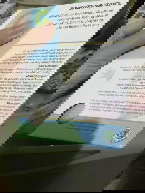 MPASI PERTAMA Pakai tepung Five Grains Organic