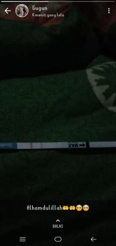 Tes kehamilan poositif atau tidaknya