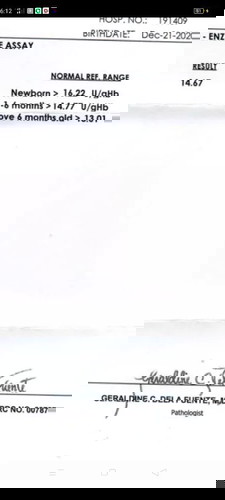 G6Pd result