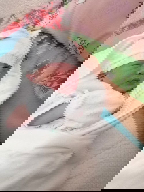 My baby is out😊😊