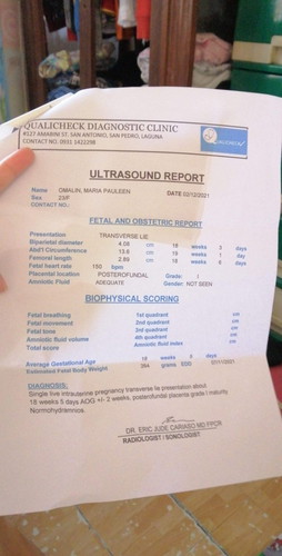 Hello, okay naman po ba yung result? Ano po yung posterofundal placenta I? Thank you po. :)