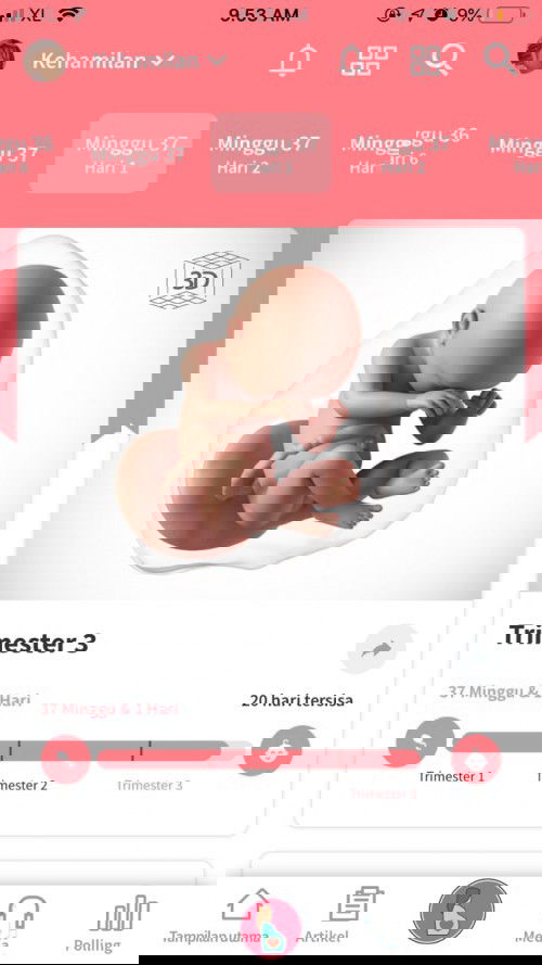 Semoga cepat kontraksi