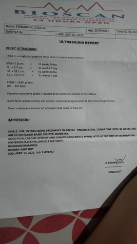 31 Weeks and 4 Days.