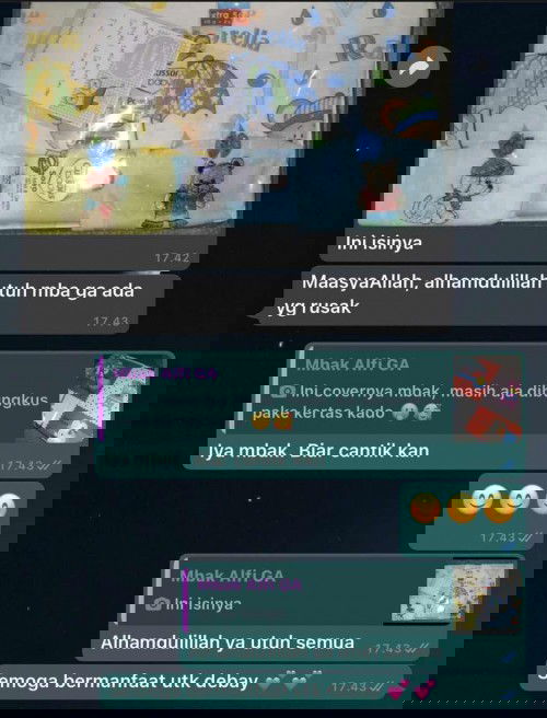 giveaway pertama alhamdulillah sudah diterima para pemenang 😊