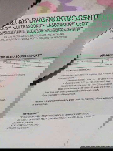 5cm now pero due date is feb 26