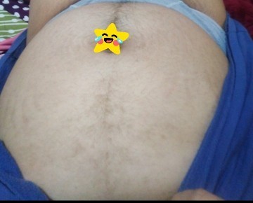 Eto po tummy ko 6month today parang bilbil lang po ok lang po kaya to. Pero sobra likot  ni baby.