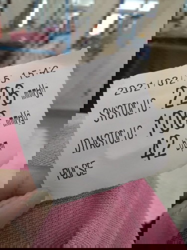 มาลองวัดความดันที่โรงพยาบาล
ท้องได้4w+5d
ความดันสูงไปมั้ยคะ หรือว่าเป็นช่วงแพ้ท้องเลยเหนื่อยง่าย