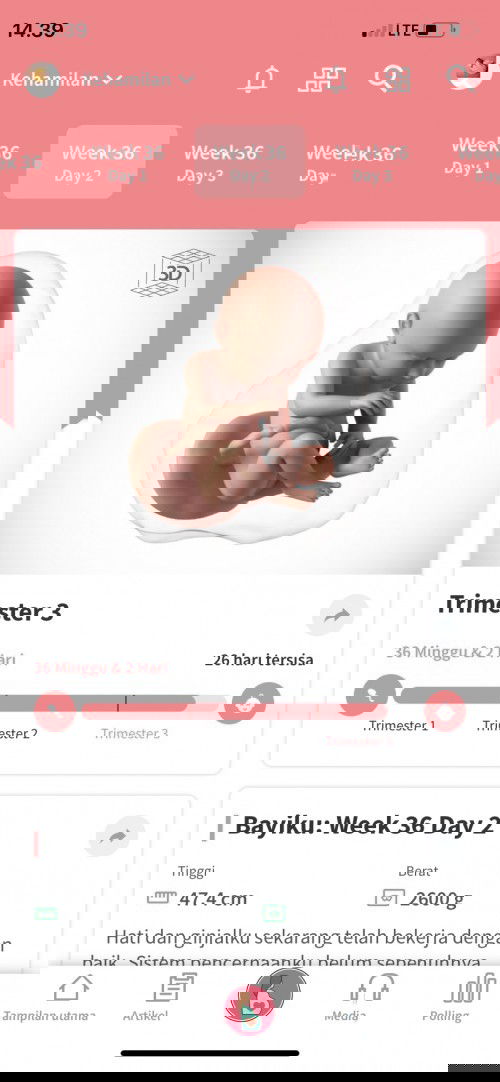 Doakan semoga cepet lahir ya bunda