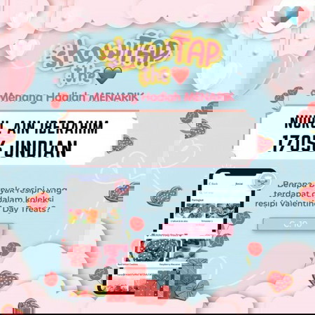 Tahniah kepada pemenang Pertandingan Show TAP The ❤️ & Menang Hadiah Menarik!