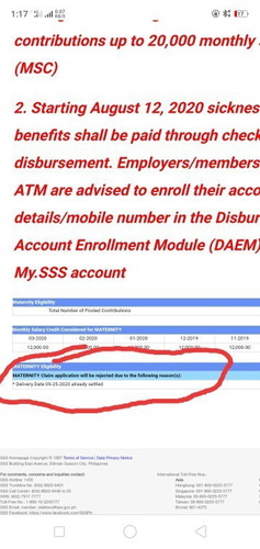 Maternity Claim
