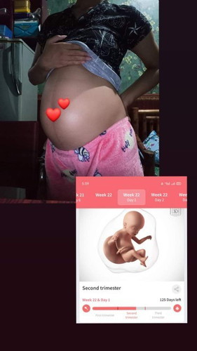 22 WEEKS AND 1 DAY ❤️😇