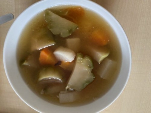 szechuan preserved veg soup?