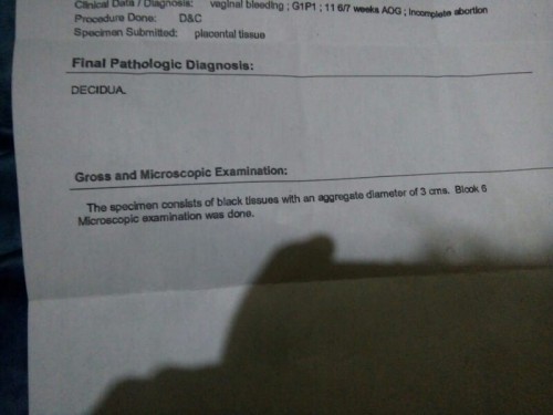 biopsy result