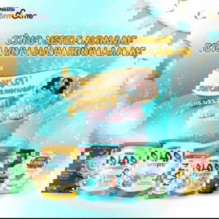 Nhận voucher quà tặng 50k cực nhanh tại Nestle Mom&Me