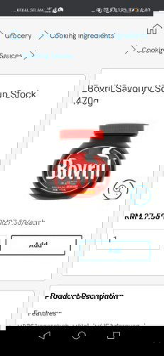 Bovril sesuai tuk baby or x?