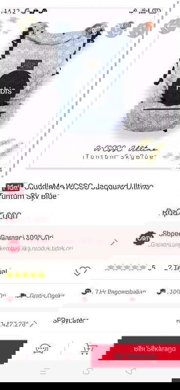 Preloved WSCC cuddle me Ultimo jaguar