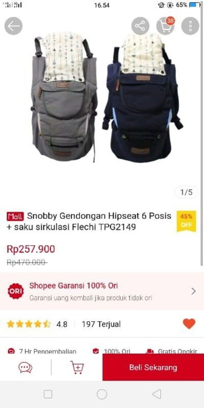 Gendongan hipseat