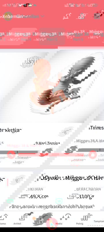 Tinggal nunggu beberapa hari lgi tapi blm ada tanda* nya ada yg sama ga bun