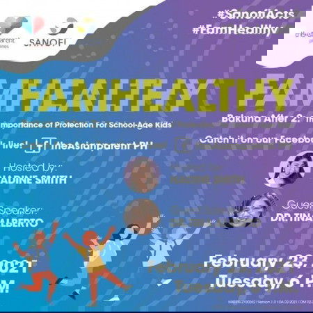#FamHealthy Webinar sa Feb 23 6pm, join po tayo!