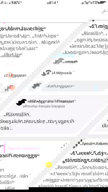 Alhamdulillah udah launching di uk 42 minggu 2 hari