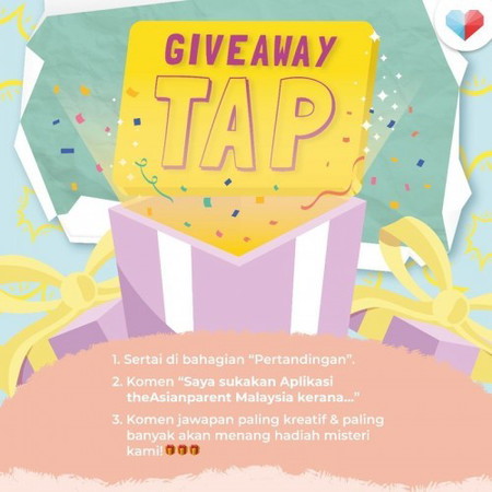 PELUANG UNTUK MENANG GIVEAWAY TAP!🎁