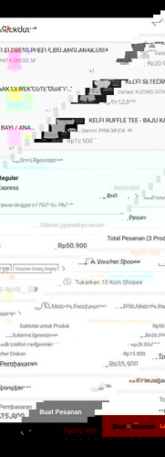 Racun nih
3 set baju hanya 35k ππ