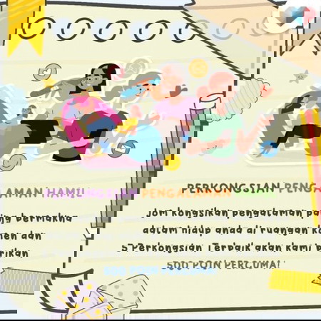 Kongsikan kisah menarik sepanjang kehamilan anda & dapatkan 500 Poin Percuma!