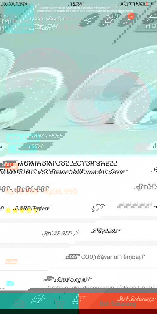 Ada yg pakai breast shell?