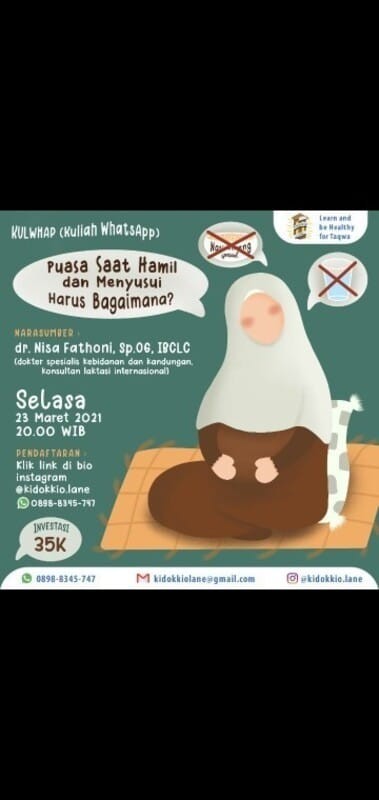 Menyusui saat puasa ramadhan