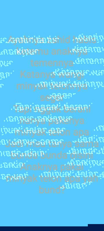 Pengen ganti minyak telon