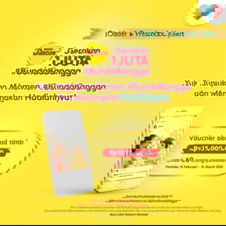 Yuk, Tunjukkan Momen #BundaBangga dan menangkan hadiah senilai total Rp 15.000.000