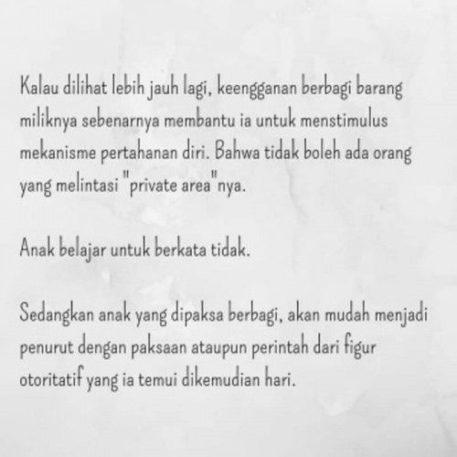 Tentang FASE EGOSENTRIS (0-7 tahun)