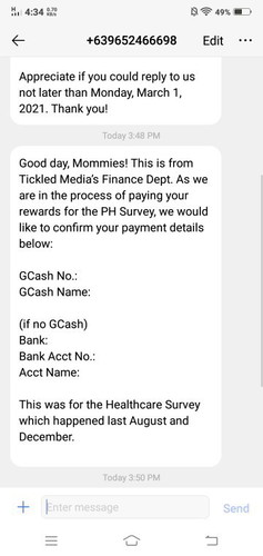 survey question
