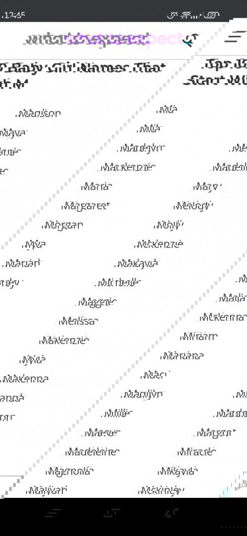 "M" baby girls name ❤️