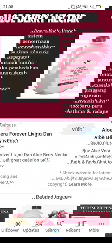 Produk forever living selamat tak digunakan untuk 1st trimester