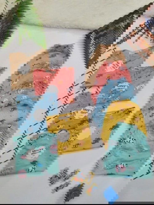 Bộ minky Mom thun lạnh cho bé