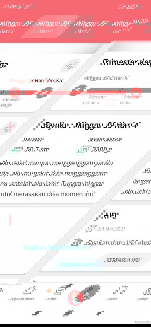 BELUM ADA TANDA PERSALINAN