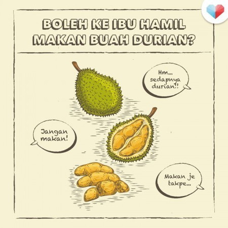 Boleh ke makan durian sewaktu hamil?