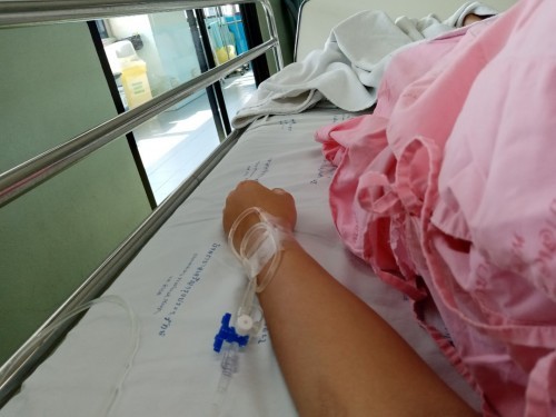 ให้ยาระงับคลอด 34 W