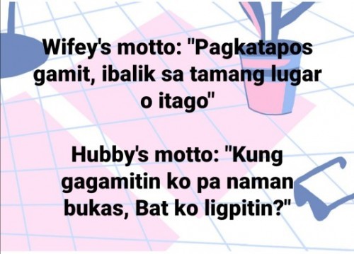 Wifey vs Hubby