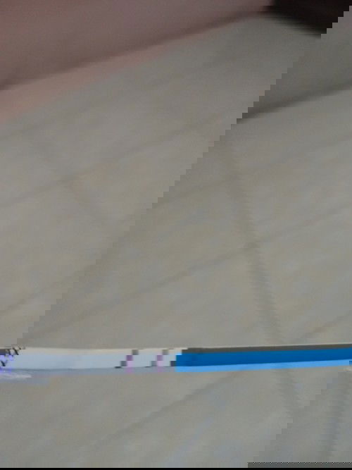 Bun saya sudah telat 1bulan 
Jadi kemarin saya tesfek ini hasilnya Bun