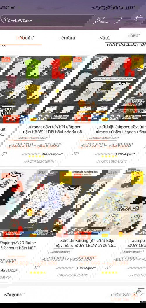 Toko online baby wear