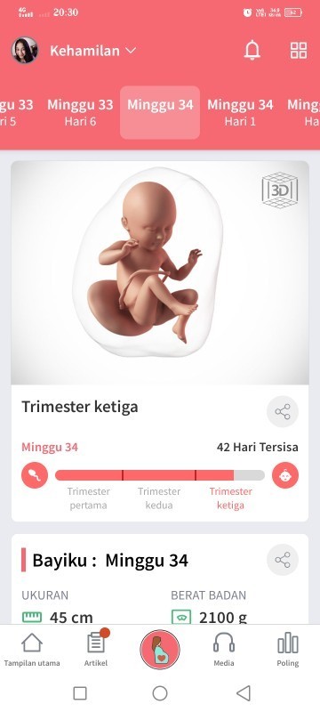 1Bulan menuju Lahiran🌺