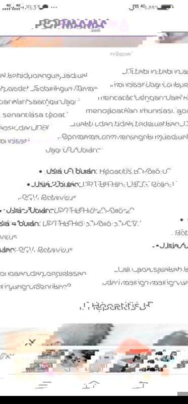 Bayi usia 2 bulan imunisasi DPT?