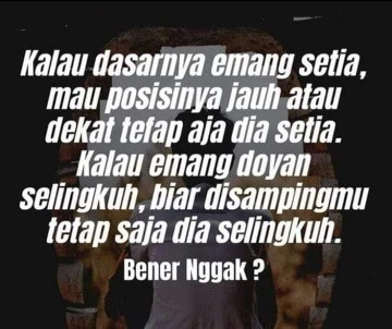 Benar sekali