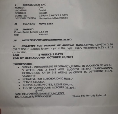 what is this? im 5weeks 6days. ask ko lng po kung normal lng po b na hindi pa makita si baby?