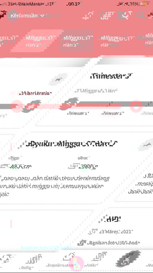 Hpl nya pertengahan maret